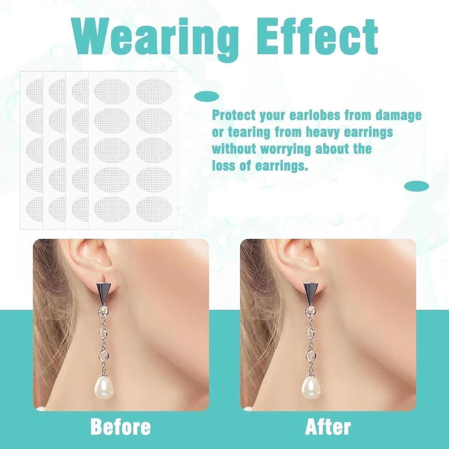 Premium Earlobe Support Patches (200 PCS) Pack of 2